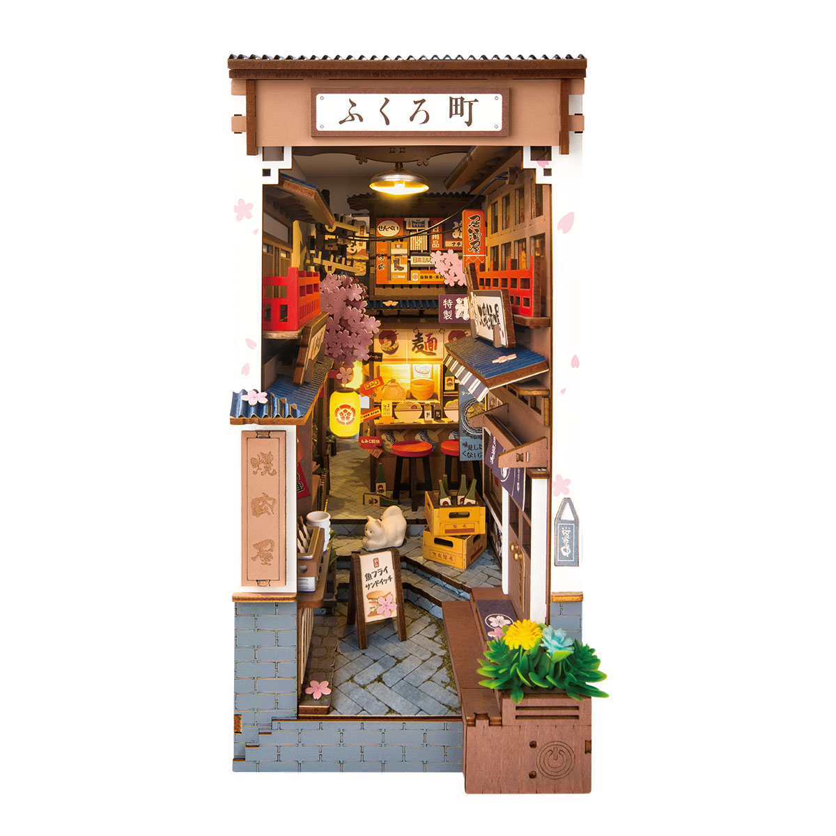 Office Furniture Brand - Robotime Rolife Sakura Wine Alley, japanisches