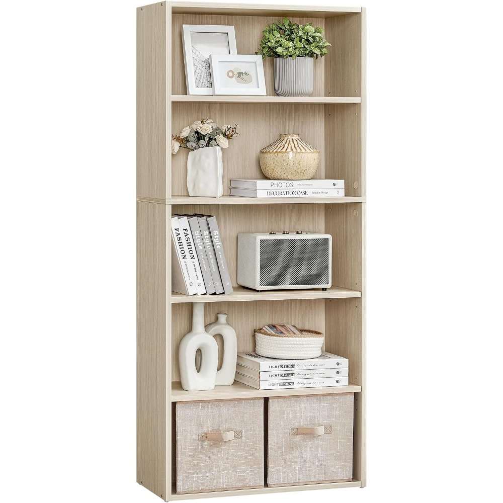 Bookshelf 5 Tier - VASAGLE CUSTOS Kollektion - Bücherregal, 5-stufiges