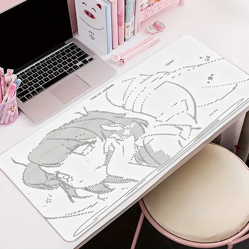 Office Furniture China - 1 Stück Leder-Mauspad Anime Engel-Mädchen Y2k