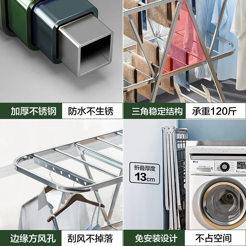 Klapp Kleiderbügel Balkon Klei – Coat Rack Standing Bewertung und Preis