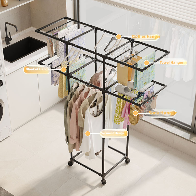 Wäscheständer mit Rollen, Klei – Coat Rack Standing Bewertung und Preis