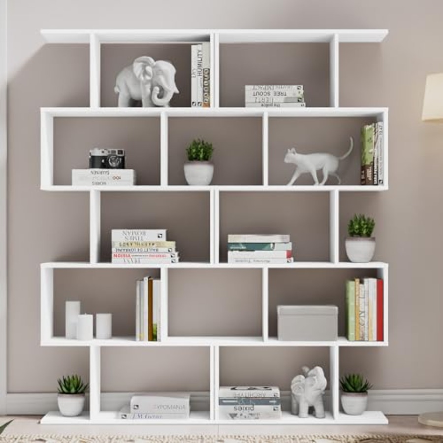 Wohnzimmer-Büro-Bücherregal-Se – Bookshelf 5 Tier Bewertung und Preis