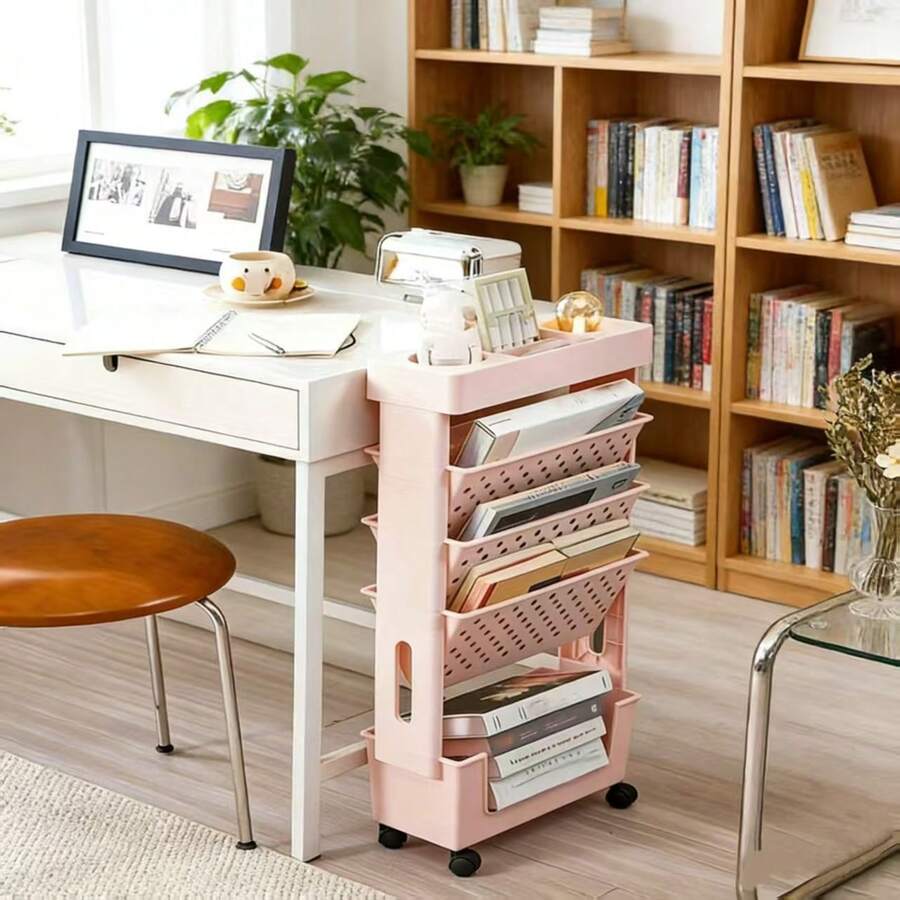 5-stufiger Rollwagen mit perfo – Bookshelf 5 Tier Bewertung und Preis