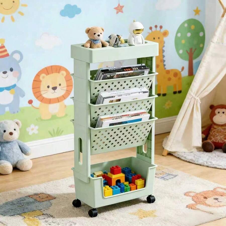 5-stufiger Rollwagen mit perfo – Bookshelf 5 Tier Bewertung und Preis