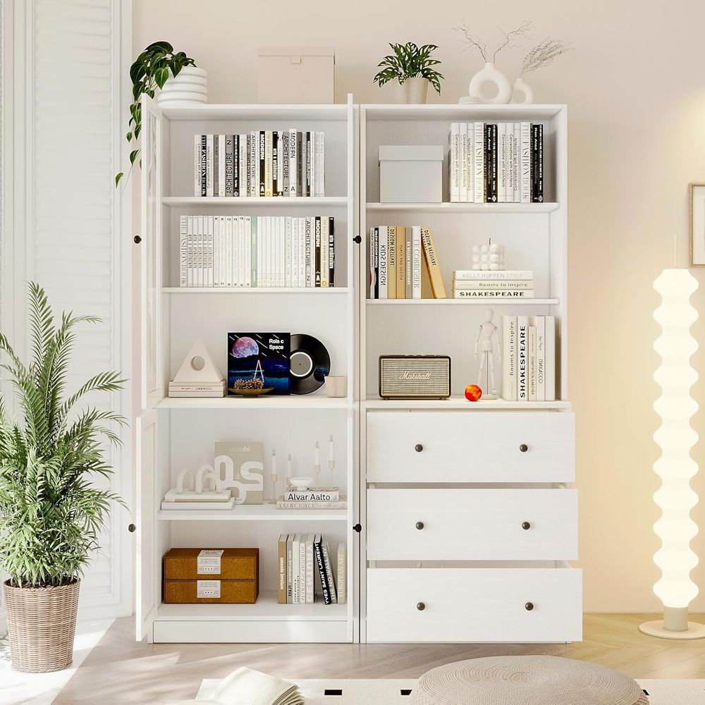 71 Zoll hohes Bücherregal mit  – Bookshelf 5 Tier Bewertung und Preis