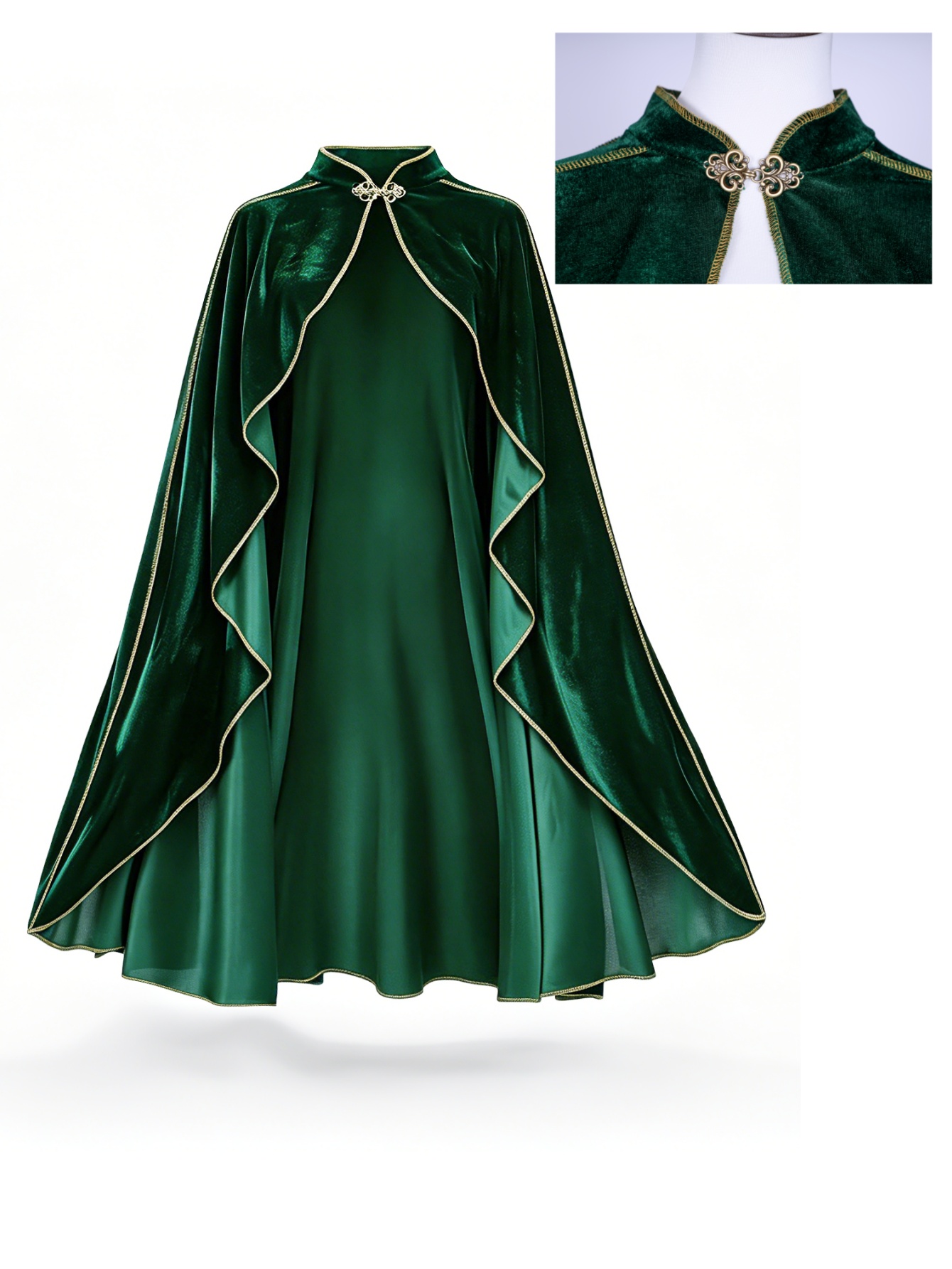 Damen Vintage Grüner Samtumhan – Coat Rack Standing Bewertung und Preis