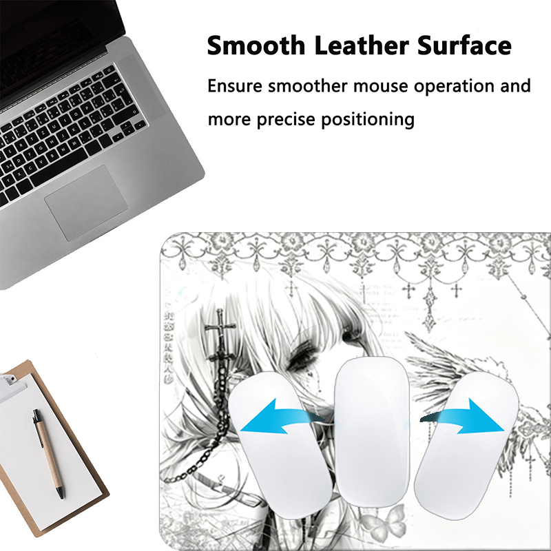 Leder-Mauspad Schwarz Weiß Ani – Office Furniture China Bewertung und Preis