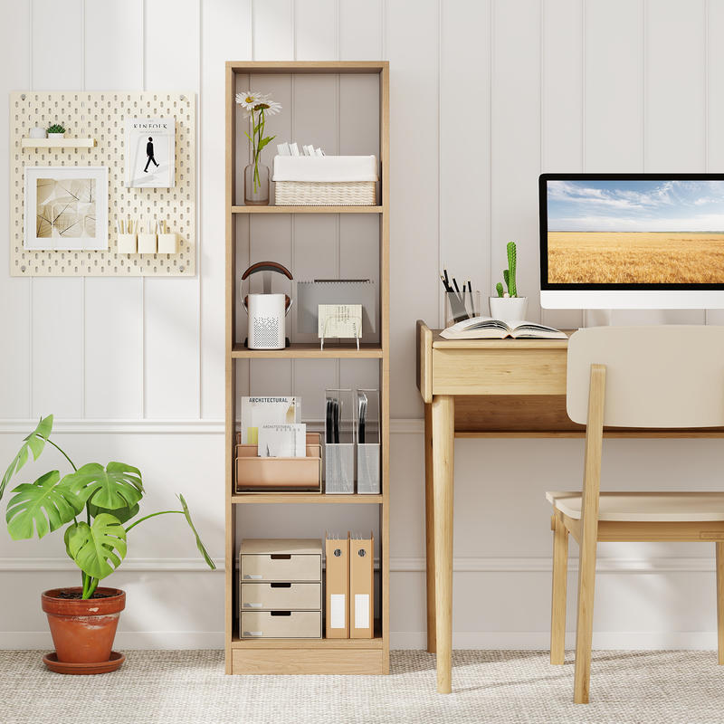 Schmales Bücherregal mit 5 Ebe – Bookshelf 5 Tier Bewertung und Preis