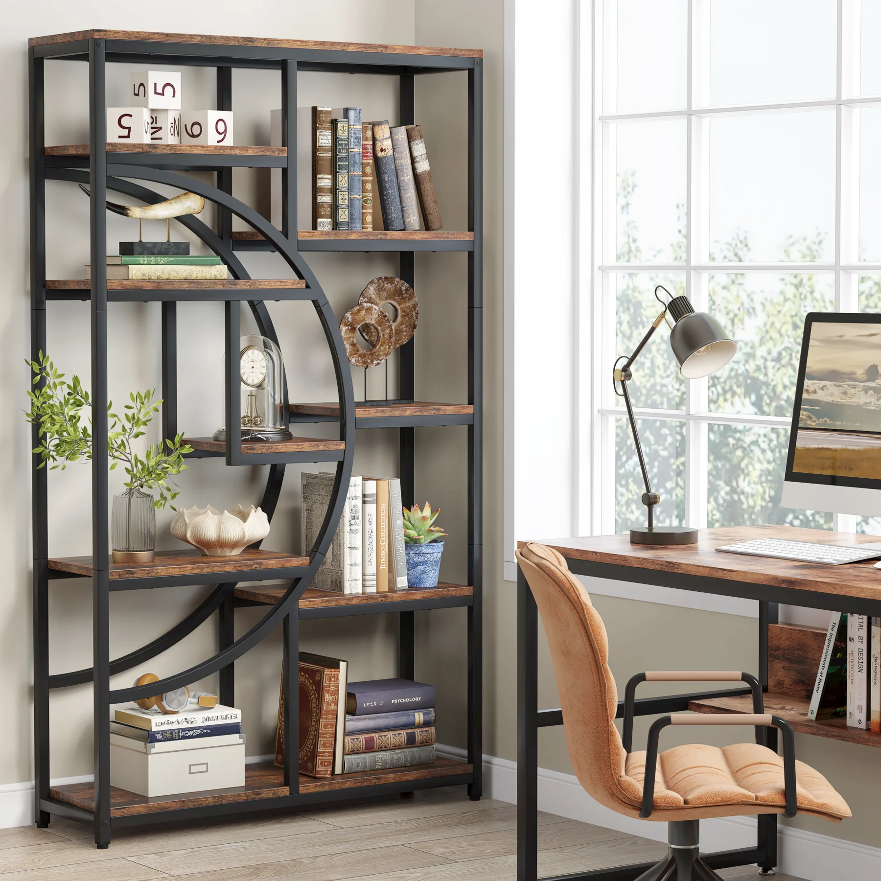 Tribesigns Bücherregal, indust – Bookshelf 5 Tier Bewertung und Preis